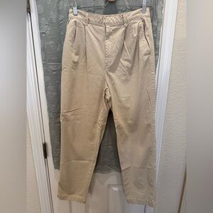 GAP Women’s Khaki Pleated Chinos